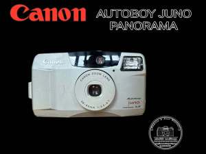 กล้องฟิล์มคอมแพค CANON AUTOBOY JUNO PANARAMA CANON ZOOM LENS 38-60MM.F4.5-6.7