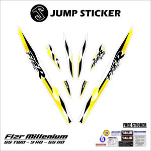 Stiker striping F1ZR millenium - ss two - y110 - s110 grafis variasi 010