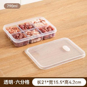 Food Grade Fresh-Keeping Box Fruit Vegetable Meat Plastic Fresh-Keeping Box Kitchen Sealed Storage Container