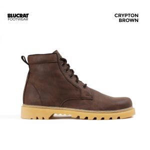 BLUCRAT SEPATU BOOTS SAFETY CRYPTON BROWN / SEPATU SAFETY BOOT