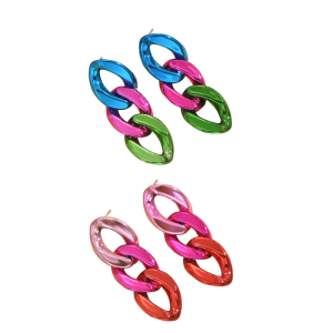 Hợp thời trang màu kẹo Bông Tai Chuỗi thời trang kẹo giai điệu Bông Tai Chuỗi phụ kiện để tăng cường trang phục của bạn quyến rũ