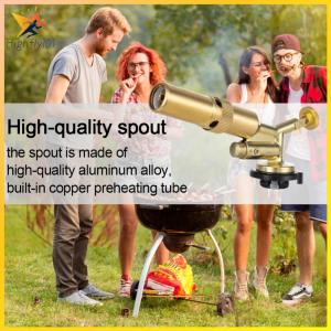 【HOSPORT】 Metal Welding Torch 1300 Degrees Portable Gas Torch Adjustable Flame Flame Butane Burner Flamethrower Outdoor Camping BBQ
