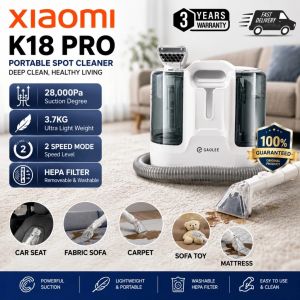 Xiaomi K18Pro 2-in-1 Cordless Vacuum Cleaner & Wet MopFabric Cleaner 28000Pa Sofa Carpet Mattress