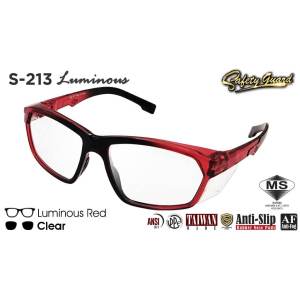 DOSH Sirim Approval Safety Glasses Safety Guard S-213Rx Luminous Anti-Fog Rx-able Prescription Ready
