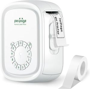 Portable Label Maker Machine P10Pro - Numeric Keypad Label Printer No Bluetooth Needed Tape Included Easy to Use for Office and Home USB Rechargeable