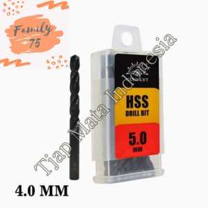 Mata bor besi 4mm HSS Tjap Mata Drill bits 4 MM Cap Mata hss
