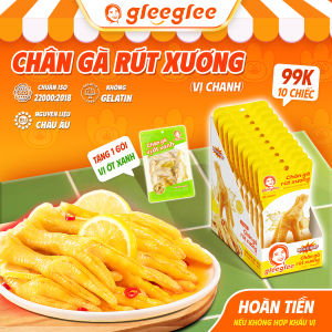 COMBO Tự Chọn Mix Vị Chân Gà Rút Xương GleeGlee 21g Sạch Xương Tiện Lợi Dùng Thử Gói Lẻ