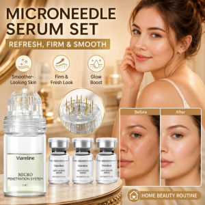 Microneedle Serum Set Anti-Aging Facial Essence Nourishing Salmon DNA Skin Care Travel Home Use Hydrating Serum