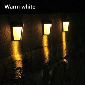 LED Solar Power Light Control Wall Light 6 LEDs Outdoor Waterproof Energy Saving Auto ON/OFF Garden Yard Landscape Lighting