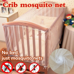 Mosquito Net Crib Cot Mesh Universal Baby Kids Cradle Canopy Infant Toddler Playpen Bed Tent 135*60*90CM