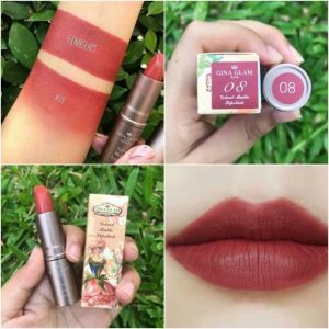 ลิปสติก จีน่า แกรม Gina Glam Velvet Matte Lipstick G37 เนื้อแมทท์