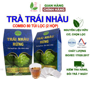 80 gói trái nhàu rừng túi lọc trà túi lọc trái nhàu rừng Bảo Khang quả nhàu khô hạ mỡ máu ổn định huyết áp tốt cho tim mạch