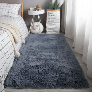 80x120/80x160cm Home living room bedroom floor carpet Gradient color carpet bedroom living room bedside washable mat soft fluffy carpet