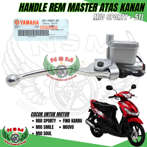 Paket komplit 5 item master atas mio sporty / mio smile / mio soul / nouvo / fino karbu / paket master atas + handel kanan + kiri switceh rem kanan + kiri mio sporty
