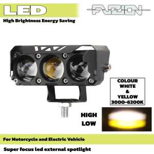 Lampu Tembak Laser SQL 3 Mata Full Alumunium Premium FUZION