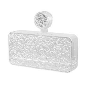 Quick Installion Wall Mount Soap Dish Rack With Drainage Holes High Capacity Bathroom Storage Space Saving Suction