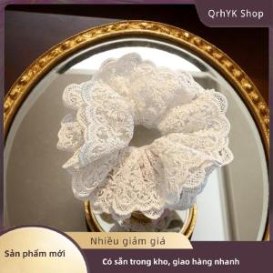 Hàng có sẵn✨ Bốn lớp tóc scrunchie cho phụ nữ đàn hồi ponytail chủ Headband tóc ban nhạc tóc phụ kiện