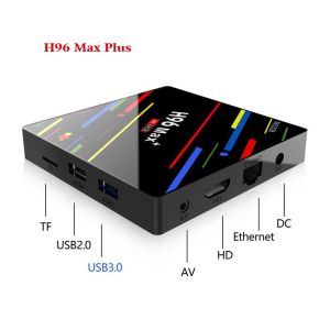 H96 MAX Plus RK3328 Android 8.1 TV Box 4GB + 32GB ROM Smart 4K set top box 2.4G/5G Media Players