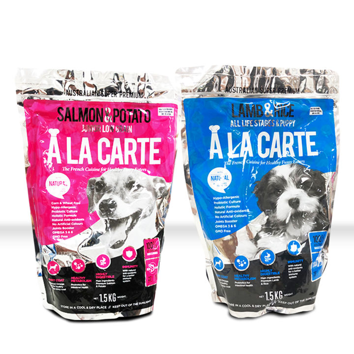 A La Carte Super Premium Dog Food Lamb & Rice 1.5kg Lazada PH