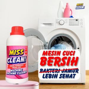 Pembersih Mesin Cuci Menghilangkan Kotoran Jamur dan Bau Tak Sedap Ampuh untuk Mesin Cuci Bukaan Atas & Depan Formula Anti Bakteri Perawatan Rutin untuk Mesin Cuci Bersih & Awet!"