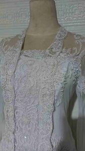 Set Kebaya Kutubaru Putih & Kebaya Payet + Rok Payet