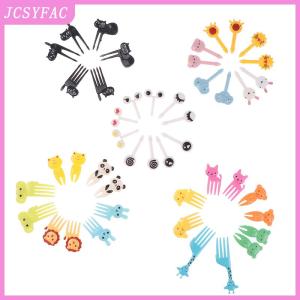 JCSYFAC  6 10pcs packMini Cartoon Children SnackCake Dessert Pick Bento LunchesDecoration