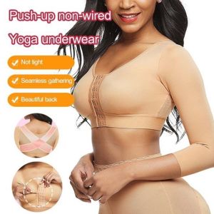 【Genuine Guarantee】GiiMall Front Closure Adjustable Arm Shaper Women Shapewear Bra Arm Slimming