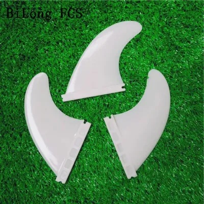 【big-discount】 Bilong Fcs Surfboard Fins Plastic Nylonfiberglass Black White Surf Fins M Size Surfing Fin