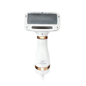 MEIANVU 2 IN1 Pet Hair Dryer Comb Portable Blowers with Slicker Brush Cat Hair Comb Dog Fur Blower