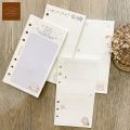 [HCM]Giấy refill màu dễ thương cho sổ còng A6 6 lỗ. 