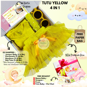 RENNESHOP - (TUTU & BOOTS) - HAMPERS BABY GIRL / Hampers Baby / Hampers Bayi / Kado Bayi / Baju Bayi