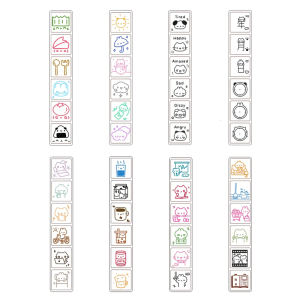 Mood Date Decorative Weather for Journal Diary Scrapbook Planner Letter Making