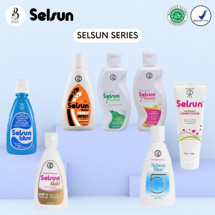 Selsun Shampoo Anti Ketombe Series Shampoo Anti Dandruff Perawatan Rambut Original BPOM
