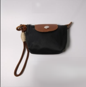 Leah Bag Shop Coin Purse wristlet with Strap Nylon Pouch High Quality Earphone Lipstick Card Holder
