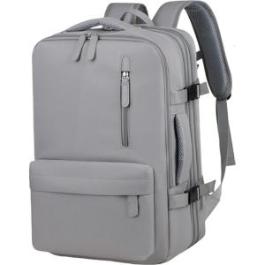 Water Resistant Oxford Cloth Travel Backpack with Adjustable Strap Large Capacity Expandable Luggage Bag Casual Work Bag