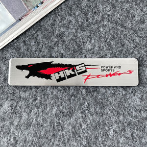 HKS สติกเกอร์ติดปุ่มโลหะรถยนต์อลูมิเนียมสำหรับฮอนด้าโตโยต้าซูซูกิสติ๊กเกอร์ตกแต่งมอเตอร์ไซด์3D กันน้ำอุปกรณ์เสริมรถยนต์รูปลอกสำหรับกีฬาฮอนด้า