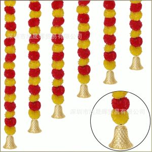 Wreath Decoration Synthetic Decorative Wreaths Multifunction Safe and Environmentally Friendly