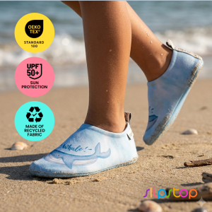 . SLIPSTOP Archy Junior Girls Kids Water Shoes | Aqua Swim Shoes | Non-Slip Beach & Pool Swimming Shoes
