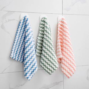 Super Premium Absorbent Microfiber Dishwashing Kitchen Dish Cloth Cleaning Household Soft Practical Tools Towel / Kain Dapur