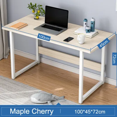 XUXU Double Solid Wood Study Table High Quality Modern Minimalist Home Office & Study Table Computer Desk