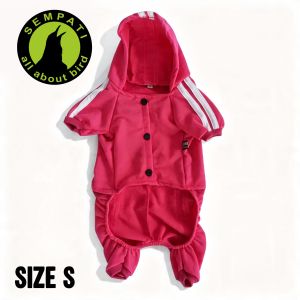 SEMPATI Adidog Hoodie Kucing Anjing One Set Sweater Jaket Celana Pet Clothes Cat Dog Apparel Baju Pakaian Kostum Cosplay Kucing Anabul Kitten Puppy Kelinci Monyet Outfit Hewan Premium