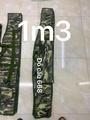 túi đựng cần 2 ngăn rằn ri