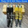 Phuộc Nice H2C Wave, Dream, Fuled Chén Inox. 
