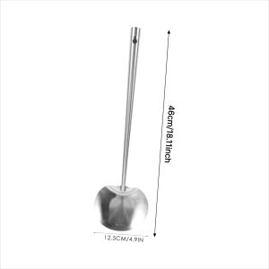 Stainless Steel Cooking Spatula Long Handle Stir-Fry Spatulas Spoon Soup Ladle Wok Spatula Cooking Utensil