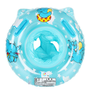 Swimming pool floating childrens anti-side lying ring inflatable baby swimming ring protective swimming ring with bottom liner