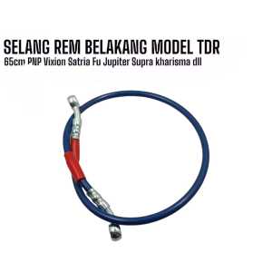 Selang rem belakang model TDR 65CM UNIVERSAL Vixion Satria Fu Jupiter Supra Kharisma CBR DLL