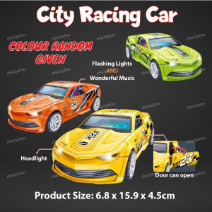 【Light & Music】Racing Car Off-Road Vehicle Inertia Diecast Transportation Toys Present Gift 惯性跑车路虎模型玩具 *READY STOCK*