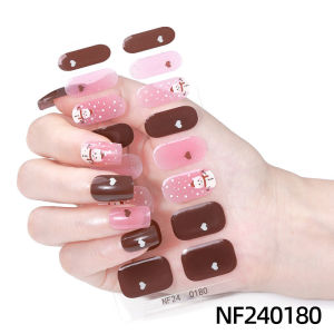 เกล็ดหิมะคริสต์มาสสติ๊กเกอร์ติดเล็บเจลกึ่งหายสติ๊กเกอร์ติดเล็บสติ๊กเกอร์ติดเล็บยูวีกึ่งรักษาเล็บสติกเกอร์บำบัดภาพต้องใช้แสงยูวี