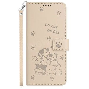 Flip Casing For Samsung Galaxy S25 Ultra S24 FE S24 Ultra S24 plus S23 S22 S21 S30 FE Ultra Plus + 5G 4G Luxury Leather Phone case Card Slot 3D Cat Wallet Flip Cover Stand Holder S