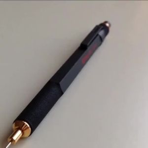 Germany Rotring 800 Mechanical Pencil Retractable Black Silver Automatic Metal Hexagon Holder Pen For Graphics Design Drawing